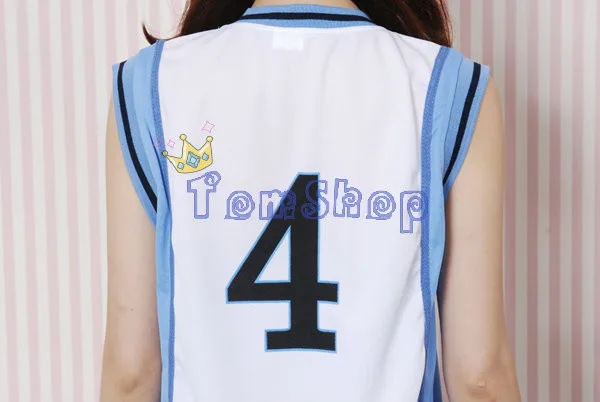 KUROKO'S BASKETBALL Kuroko no Basuke Teiko School PG#4 Akashi Seijuro Баскетбол Джерси аниме шоу Хэллоуин Косплей Костюм