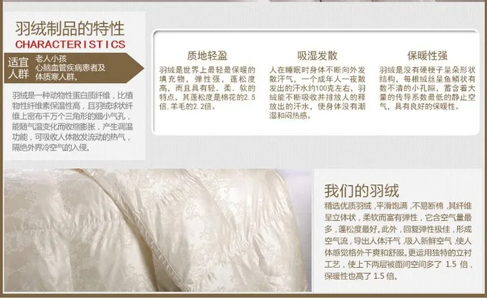 Высококачественное зимнее стеганое одеяло из хлопка роскошный гусиный пух, комфортная белая/Розовая/желтая King набор постельного белья с одеялом