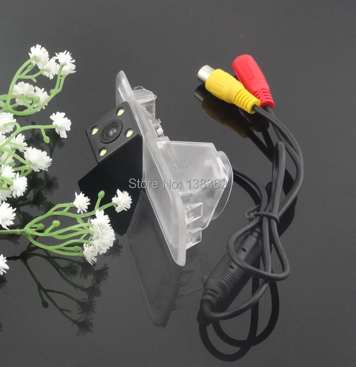 Free Shipping color CCD Car Reverse Camera Rear View backup Camera parking rearview For KIA Rio 2007-2011 / K2 sedan Super night