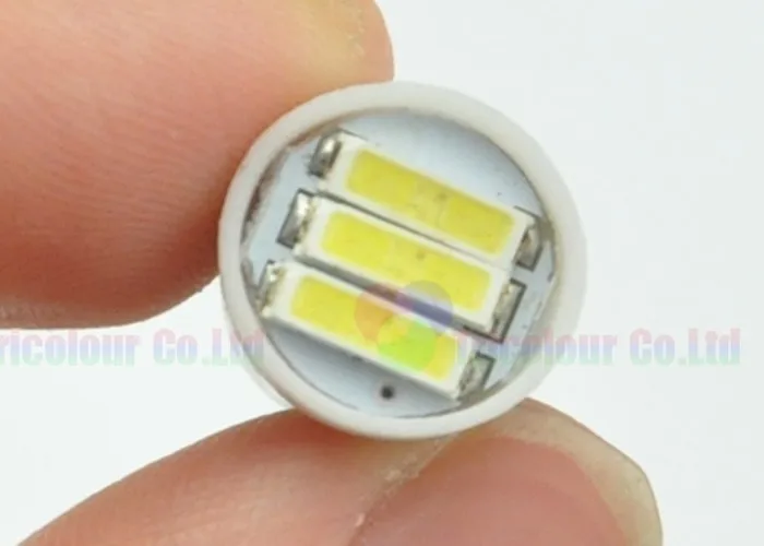 AutoEC 300x T4W T11 H6W BA9S 7014 3 smd led белый AC/DC 12 V автомобиль Дополнительные тормозные огни лампы# LG08