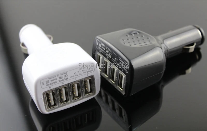 Esobest 5 V 2.1A 4 USB Автомобильное зарядное устройство для iPhone iPad samsung xiaomi lg мобильный телефон HTC usb-устройства автомобильное зарядное устройство адаптер