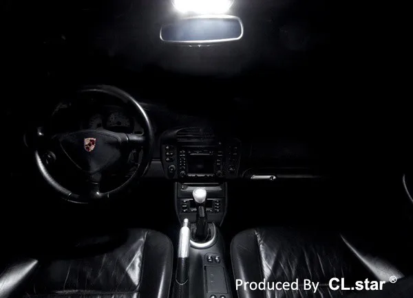 9 шт. без ошибок для Porsche 911 993 серии Carrera 4 Turbo GT светодиодный интерьер верхнее освещение комплект лампы(1994-1997
