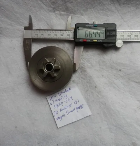 SPUR SPROCKET WITH BEARING 3-8LP 6T PARTNER POLAN 351 4