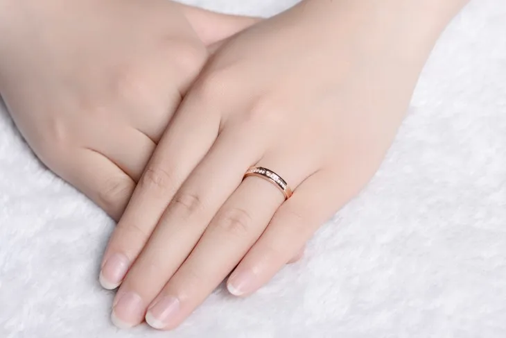 ZOCAI Дизайн кольцо натуральный diamond 0.10 ct в общей сложности 18 К белого золота с бриллиантами свадебные женские кольцо Fine Jewelry q00953a