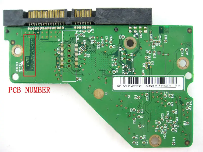 HDD PCB для логической платы/платы номер: 2060-701537-004 REV A STICK: 2061-701537-U00