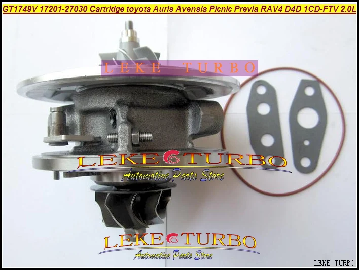 TURBO Turbocharger Cartridge CHRA 17201-27030 721164-0003 For TOYOTA Auris Avensis Picnic Previa RAV4 D4D 021Y 2.0L TD 1CD-FTV (1)