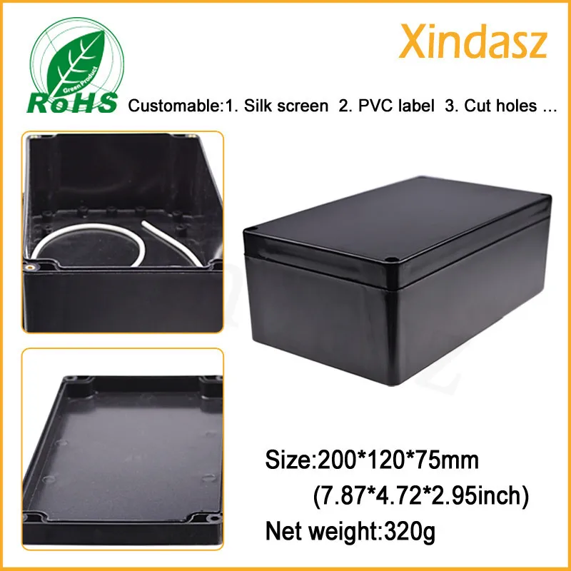 Black Plastic project enclosures (1)