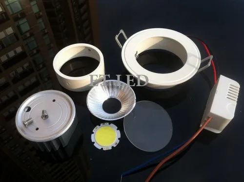 УДАР dimmable 9 Вт встраиваемые Светильники огни 110-240 В+ трансформатор 120 Угол луча природа белый теплый белый холодный белый CE& RoHS