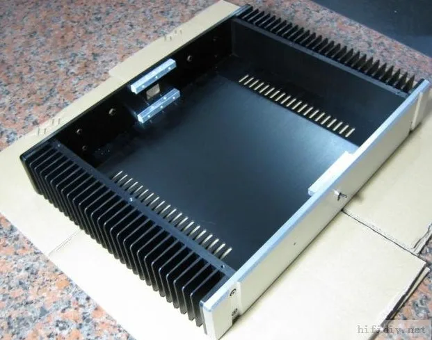Рекламный алюминиевый усилитель шасси, DIY чехол усилителя с внешним радиатором