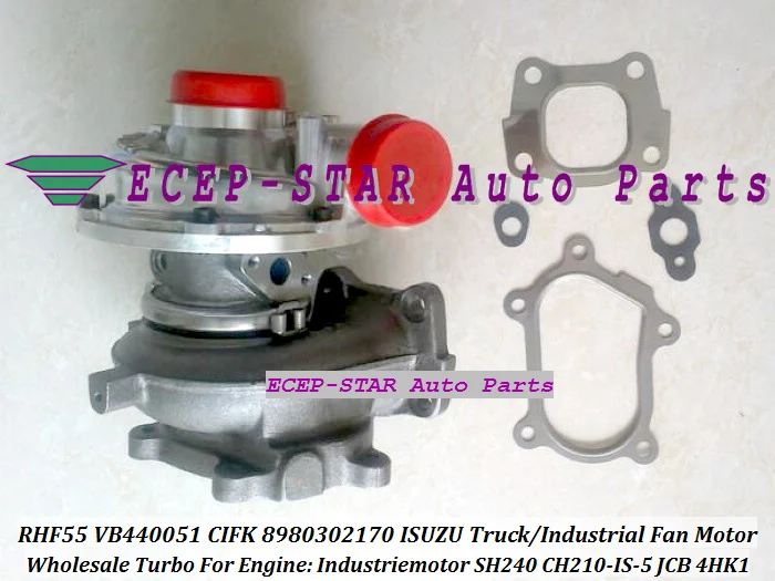 RHF55 VB440051 VC440051 CIFK 8980302170 Turbo Turbocharger For ISUZU Truck Industrial Fan Motor Industriemotor SH240 CH210-IS-5 JCB 4HK1 - (4)