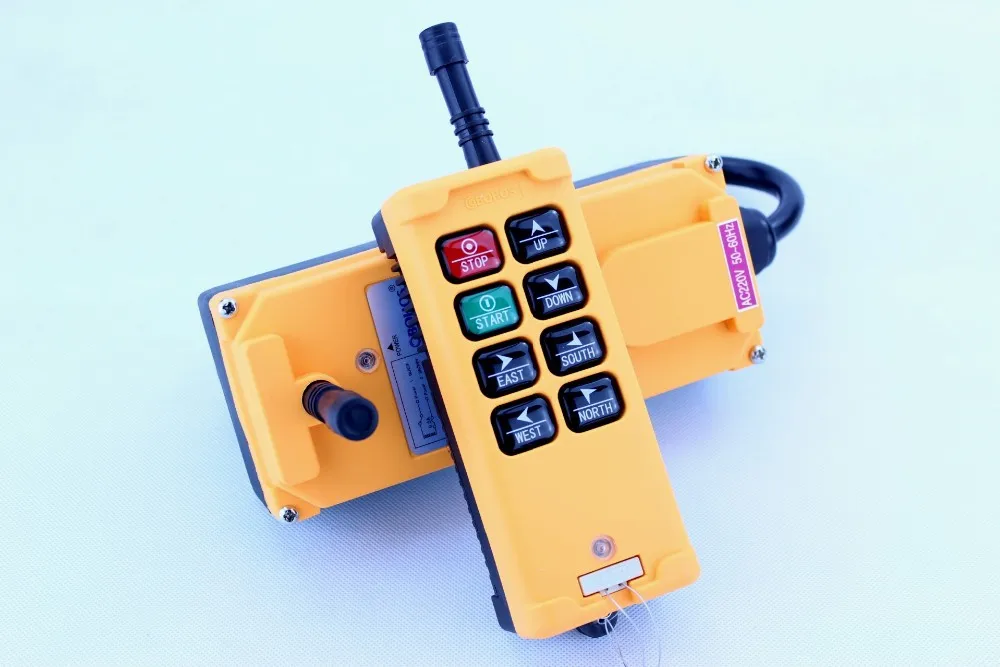 HS-8 8keys промышленный дистанционный регулятор переключатель 1 передатчик+ приемник-1 шт.) передатчик для подъемного механизма AC 380 V 380VAC