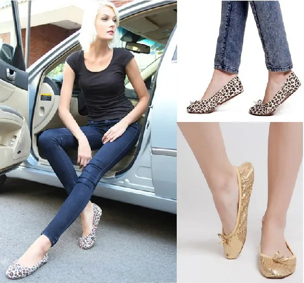 foldable ballet flats
