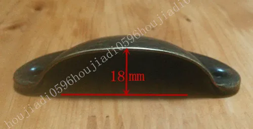 50 шт./лот Сталь Кухонные шкафы античная бронза ручка Винтаж ручки ящика Тянет Бесплатная доставка-Q