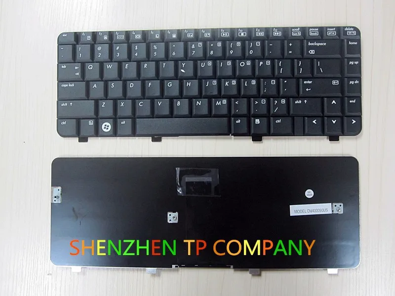 Бесплатная доставка новая клавиатура для ноутбука для HP Compaq CQ40 CQ41 CQ45 серии черный США Замена v061102cs1