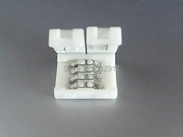 12 мм 4PIN разъем с 15 см длинный провод для WS2801/INK1003 светодиодные полосы, нет необходимости пайки разъема для полосы расшивки (оба конца)
