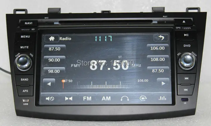 RoadRision Автомобильная dvd-навигационная система для нового Mazda 3 DVD 2010 2011 2012 2013 с Bluetooth Radio RDS IPOD, USB МЖК CANBUS Карты