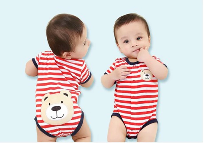 Fantasia Infantil Мультфильм трико детские унисекс Лето новорожденных тела для мальчиков и девочек лианы Комбинезоны Детская одежда bebe/одежда