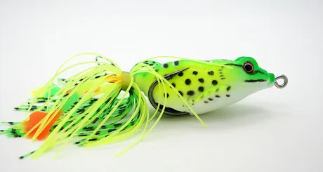 Рыбалка Лягушки приманки юбка хвост искусственные приманки Snakehead убийца 13 г/55 мм паз крови двойные рыболовные крючки