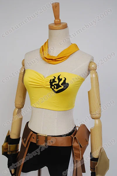RWBY Yellow Trailer Yang Xiao Long Cosplay Costume Outfits11.jpg