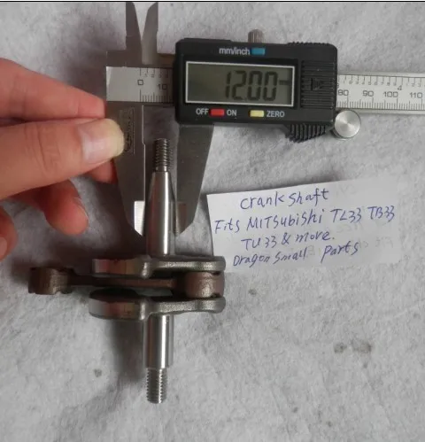 Коленчатого вала для MITSUBISHI TL33 TB33 TU33 кусторез коленчатый вал cheaptrimmer главный вал передаточного механизма выполнен запасные части