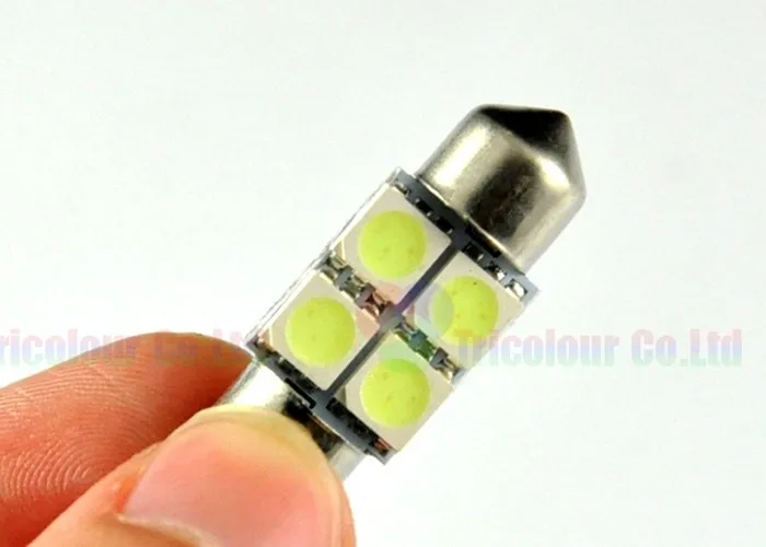 AutoEC 31 мм 36 мм/39 мм/41 мм 4SMD 5050SMD C5W гирлянда для салона автомобиля светодиодный s лампы авто светодиодный светильник 300 шт.# LK113