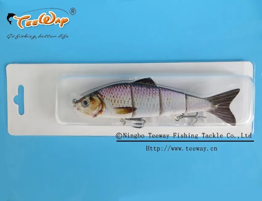 Продукт Рыбалка приманки 4 Сегмент Swimbait Жесткий приманки медленно 19 г 12 см рыболовный крючок Рыболовные снасти FL4-M01