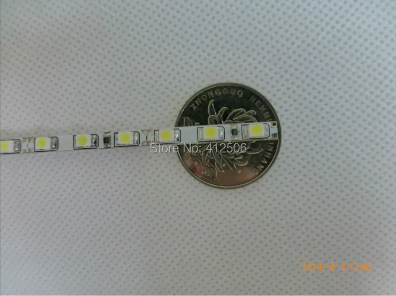 1 м 102 светодиоды SMD3528 4 мм широкий DC 12 В 7.5 w/м AD lightbox очень тонкий жесткая свет для аквариумных растений растут огни рекламы