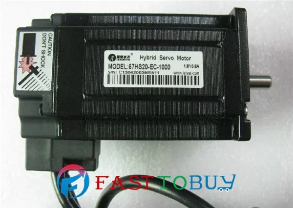 Новый 57hbm20-1000 Leadshine Гибридный Серводвигатель 1.8 градусов 2.0nm 5.8a один год гарантии