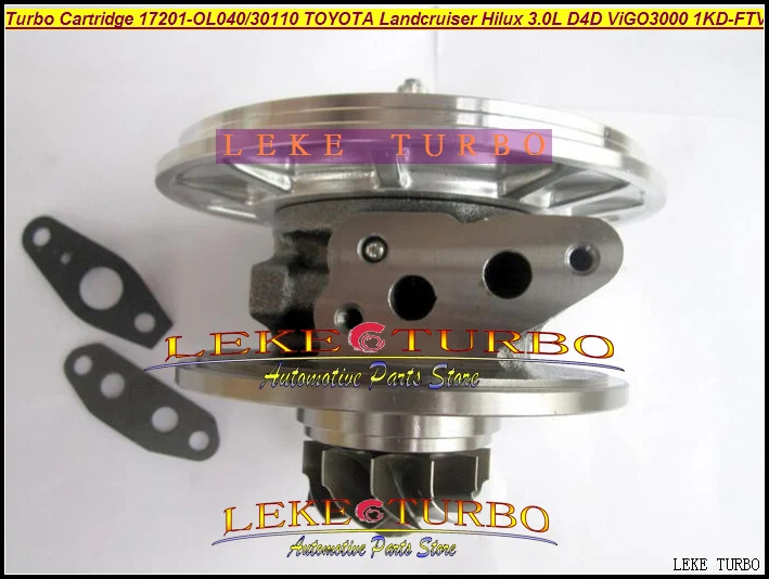 TURBO Cartridge CHRA For CT16V 17201-OL040 17201-30110 Turbocharger For TOYOTA Landcruiser Hilux 3.0L D4D ViIGO3000 1KD-FTV 2006 - (4)