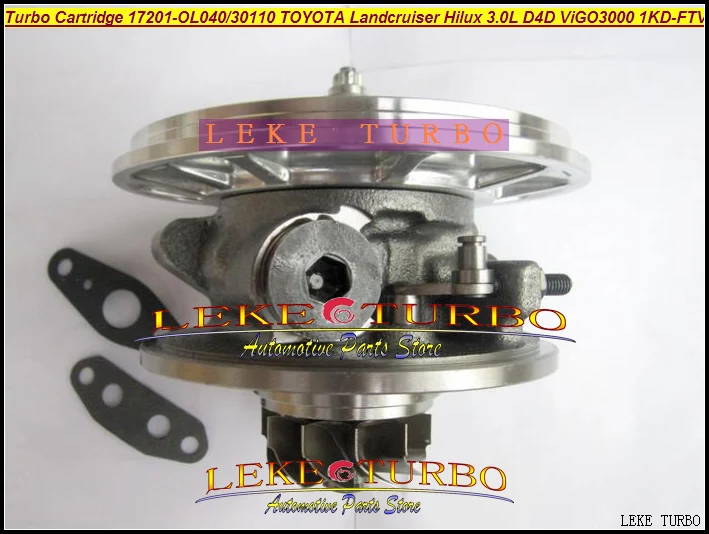 TURBO Cartridge CHRA For CT16V 17201-OL040 17201-30110 Turbocharger For TOYOTA Landcruiser Hilux 3.0L D4D ViIGO3000 1KD-FTV 2006 - (1)