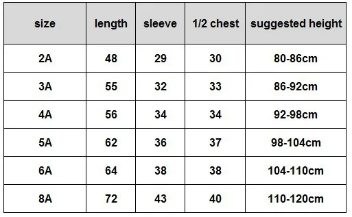 disney robe size w suggested height