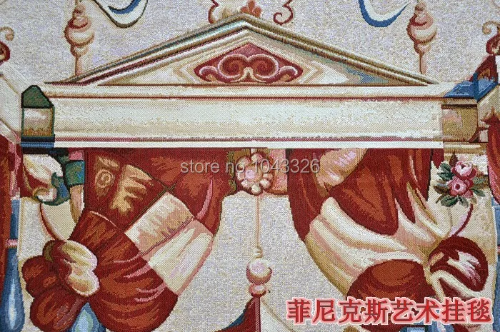 245*70 см средневековая Вилла украшение элегантный европейский дизайн элегантные гобелены настенный гангиг ткань жаккард элегантный дворец ST-97