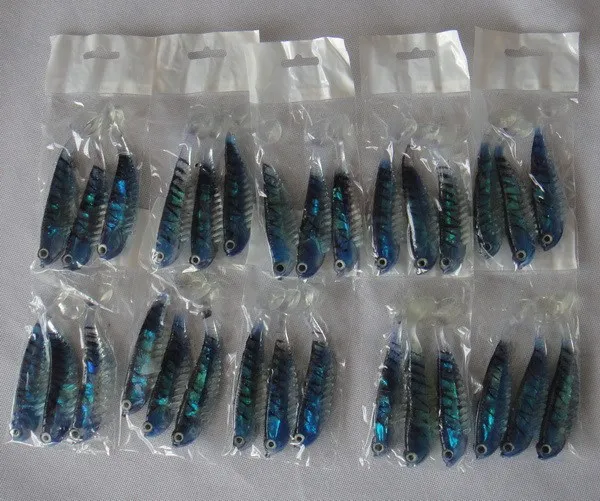 30 шт синий ПВХ shad