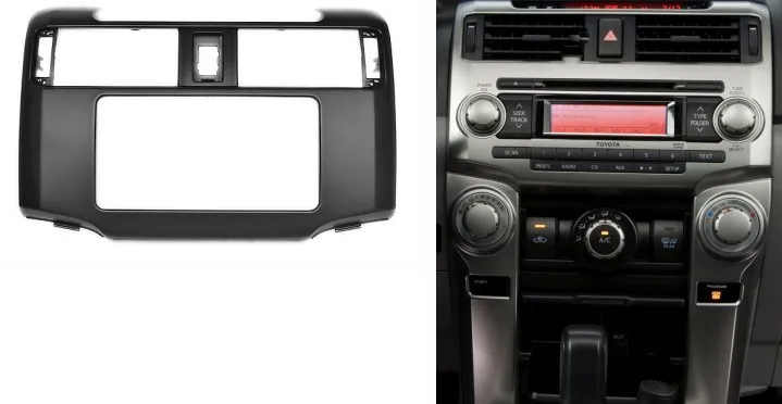 Двойной Din панель для Toyota 4runner 4runner Радио DVD стерео Панель тире монтажа Установка отделка комплект Уход за кожей лица рамка