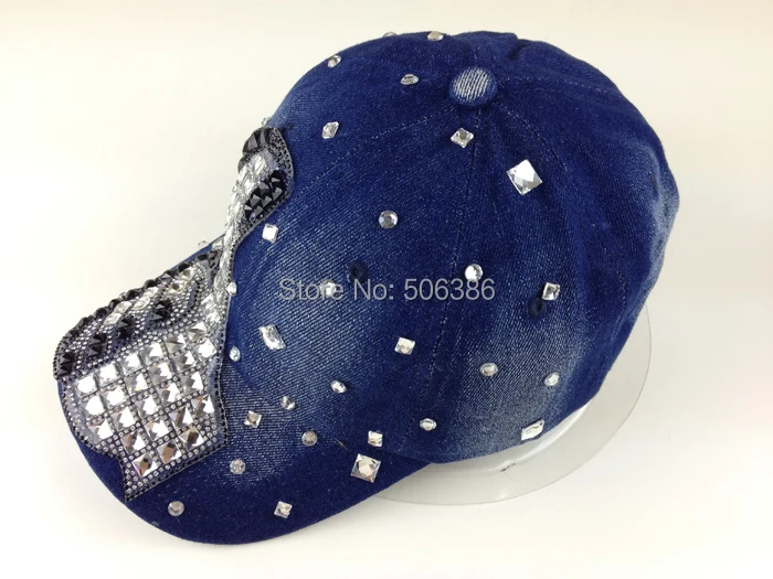Кристалл большой палец snapback женские джинсы бейсболки дышащие, для активного отдыха и спорта кепки солнечный плоский уплотнитель/Кепка летняя кепка