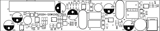 Realan LR-1204 120W dc-dc модуль источника питания доска для мужчин;