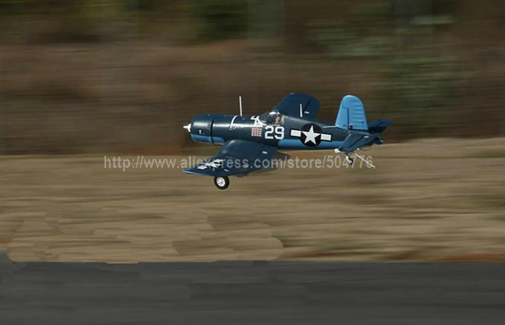 PNP версия F4U Corsair р/у самолет размах крыльев 1200 мм со складным крылом и вытягивающим шасси RC F4U