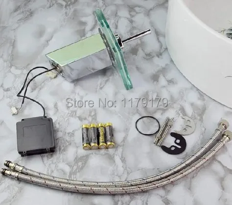LED бассейна LED 3 вида цветов кран сидя кран, медь хром отделки кран sq23