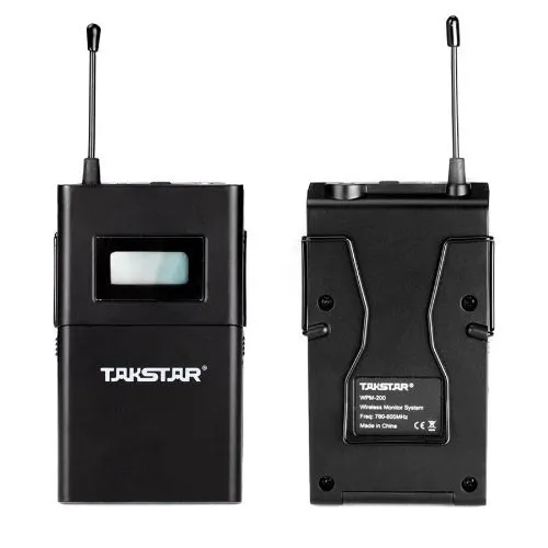 Takstar Wpm-200 UHF 863-865 MHz Беспроводная система монитора в ухо Sterem 1 передатчик 2 приемника сценическая Беспроводная система монитора