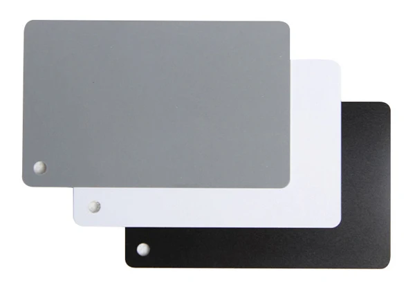 3 в 1 цифровой Grey Card Белый Черный 18% Серый Цвет баланс белого+ ремень комплект