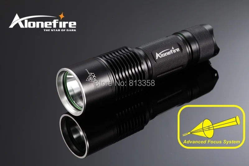 AloneFire GLADIATOR серии BK102 CREE XM-L2 светодиодный 5 режимов большой диапазон светодиодный фонарик для 1x26680/1x18650/3 xAAA батареи
