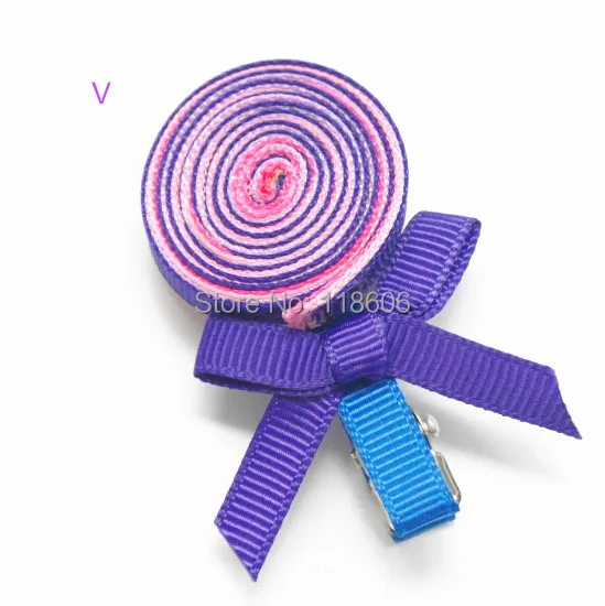 cute Lollipop ribbon sculpture hair bow for Kids 23.jpg