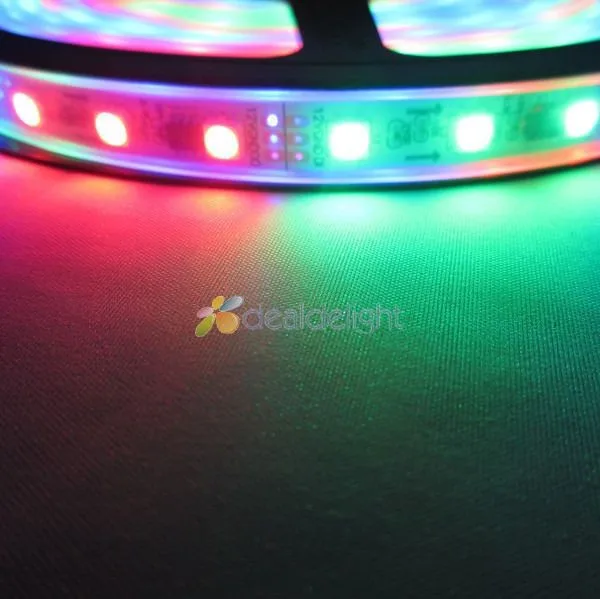 16.4ft 5 м WS2811 5050 цвет RGB Мечта 300 светодиодов цифровой Светодиодные полосы света Водонепроницаемый 12 В Бесплатная доставка