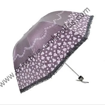 Superlight солнца, 100% солнцезащитный крем, UPF> 50 +, ladies'parasol, 8 К ребра, черный серебряное покрытие, карман зонтик, УФ-защита, арочные завязки