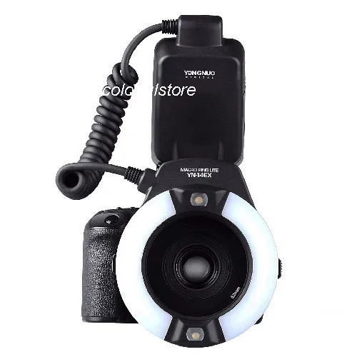 По DHL YongNuo ttl макро-кольцевой светильник для вспышки Speedlite YN-14EX YN14EX YN14 EX для камеры Canon как MR-14EX+ 4 переходных кольца