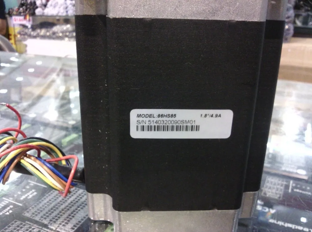 Новый Leadshine 2 фазы шаговый двигатель 86HS85 NEMA 34 ЧПУ запустить двигатель 1,8 активизации угол проведение ток 8,5 нм ЧПУ системы двигателя