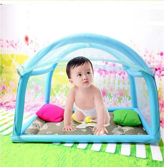 Opblaasbaar babybed