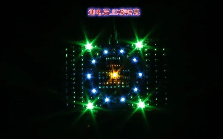 10 шт. smd-компонентов пайки практика доска вода свет комплект навыкам комплект