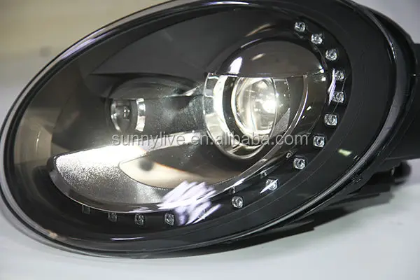 Жук светодиодный налобный фонарь для Volkswagen 2011-2013 год LF с D2H HID