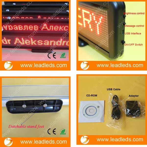 AC110V 220 В красный рекламы магазина светодиод прокрутка Дисплей доска программируемых аккумуляторная поддерживает языки